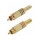 RCA Solder Jack Plug Pair 2 pcs